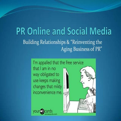 Intro to Social Media for PR