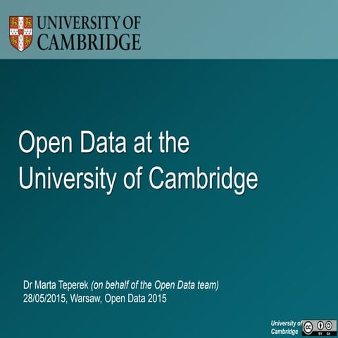 Open Data at the University of Cambridge_Teperek