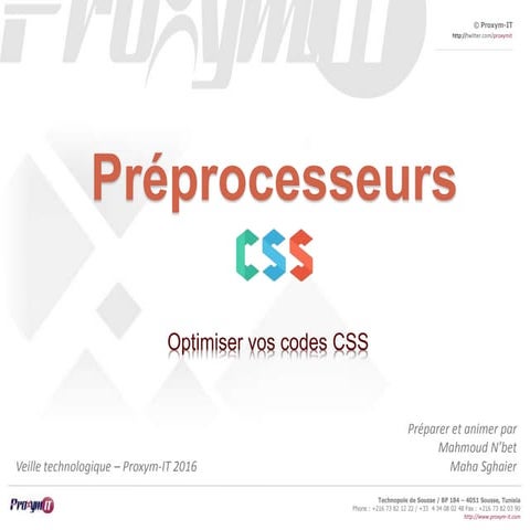 Préprocesseurs css