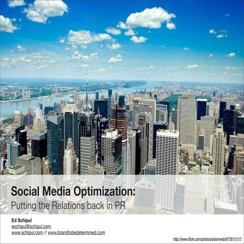 Social Media Optimization for PRSA SW District Conference