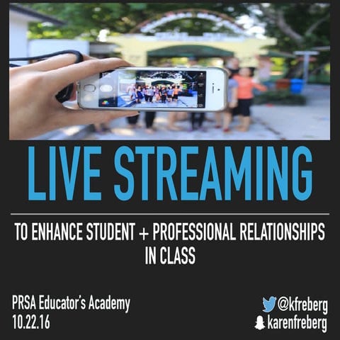 PRSA Educator's Academy Presentation (2016)