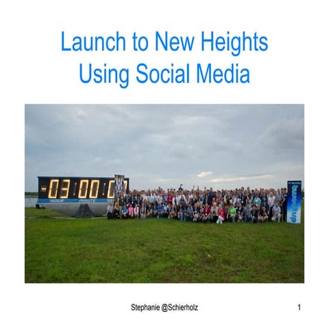 Launch to New Heights Using Social Media