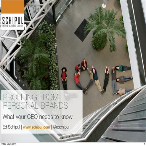 PRSA Digital Impact, Profiting from Personal Brands