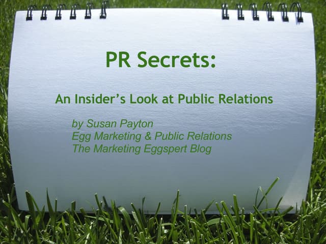 PR Secrets