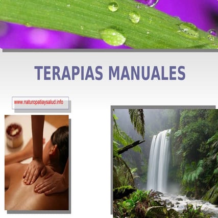 Iniciación al masaje y terapias manuales para enfermer@s