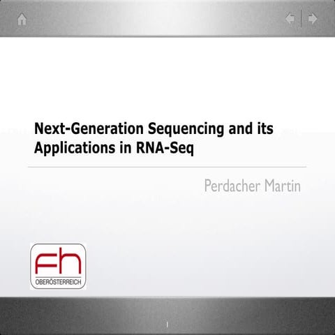 Next-Generation Sequencing and its Applications in RNA-Seq