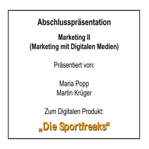 PräSentation Marketing 2 Neu