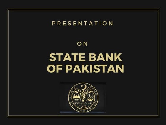 Role of state bank of pakistan | PPT
