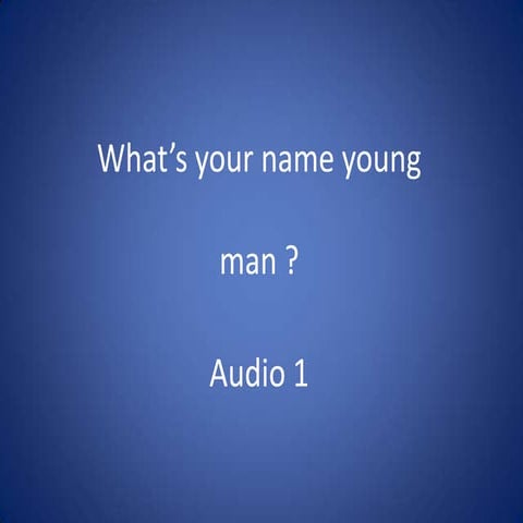 Audio 1 | PPTX