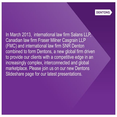 FMC is Now Dentons