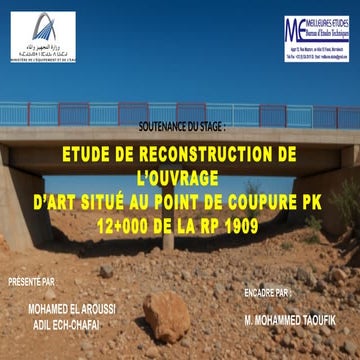 Présentation1 d'une pont à poutre, c'est un modèle. | PPTX