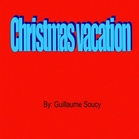 My Christmas Vacation