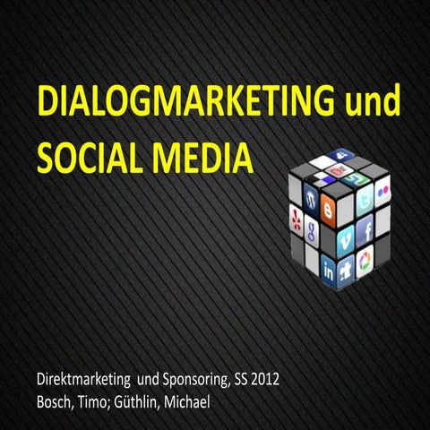 Social Media als Dialoginstrument
