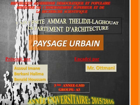 Imane Assoul presentations