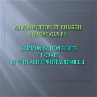 Présentation ab formation