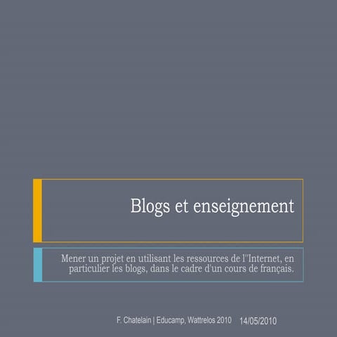 PréSentation Blogs