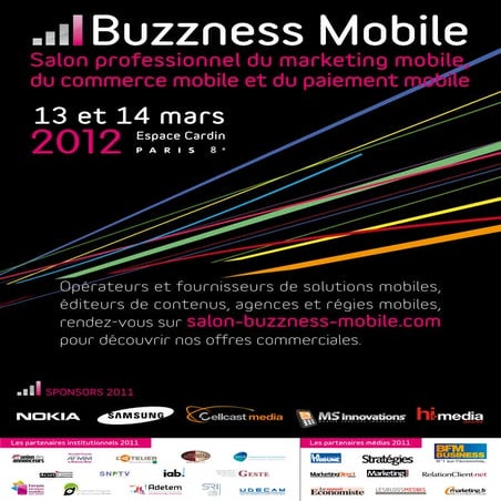 Présentation Buzzness Mobile 2012