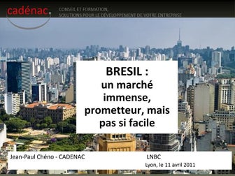 BRESIL_Présentation_Cadenac_ 2011