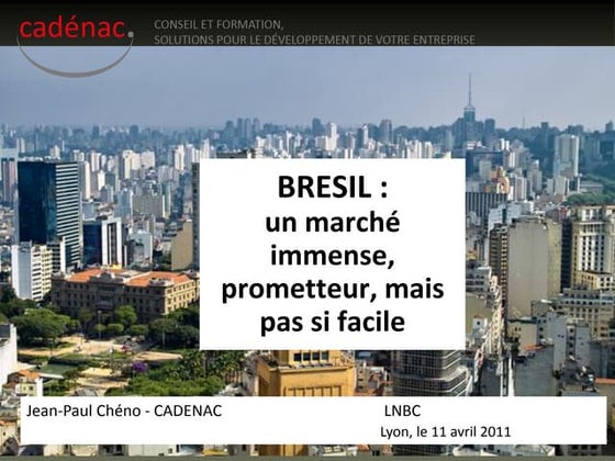 BRESIL_Présentation_Cadenac_ 2011