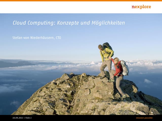Präsentation Cloud Konzepte
