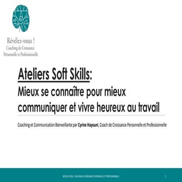 Présentation cours atelier soft skills
