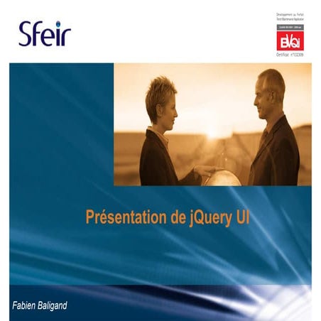 Présentation de jQuery UI