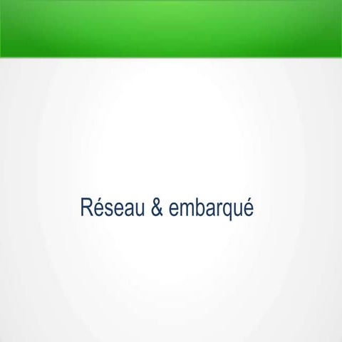 Présentation de la pile réseau sous gnu linux