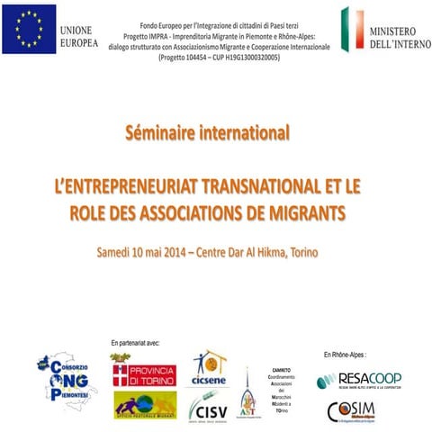 Présentation du projet IMPRA