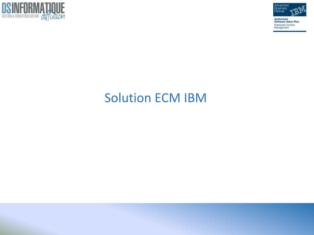 IBM ECM Content Navigator présentation