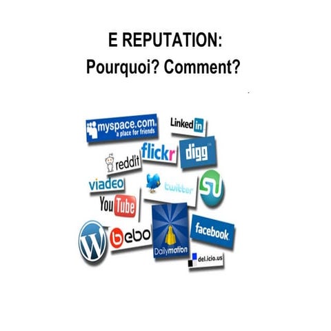 Présentation e-réputation lors des Nord IT Days