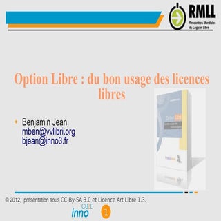 Présentation de l’ouvrage « Option ...