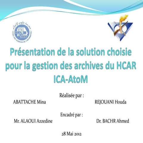 Présentation ica atom | PPTX