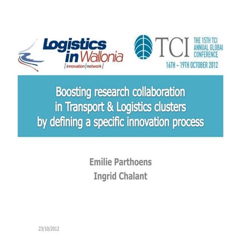 Présentation innovation bilbao rev cav