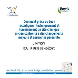 Reconfigurer un site chimique ancie...