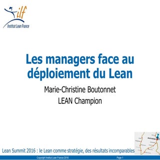 Les managers face au déploiement du...