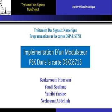 La Modulation psk | PPTX