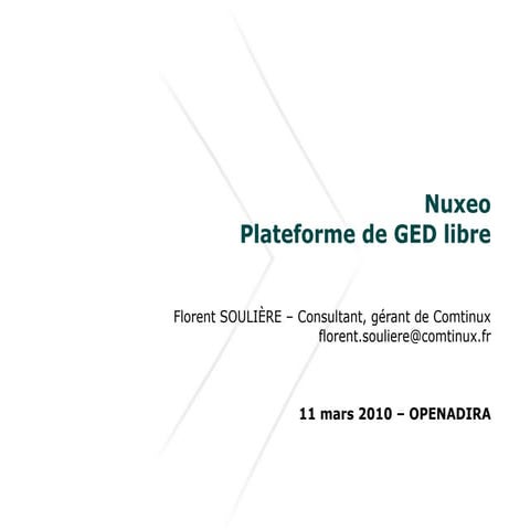 Document Management With the Nuxeo Platform | PDF