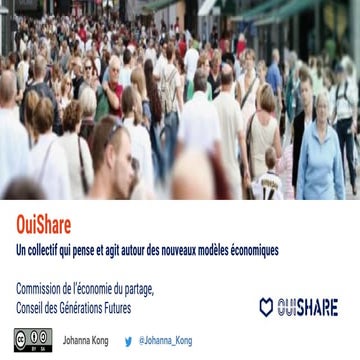 Présentation OuiShare - Conseil des Générations Futures
