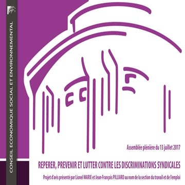 Repérer, prévenir et lutter contre les discriminations syndicales