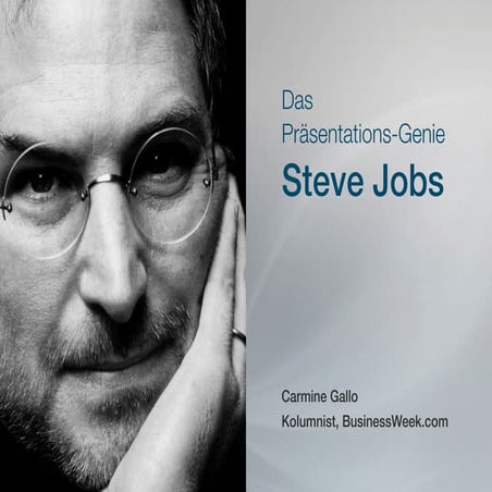 Präsentationsgeheimnisse von Steve Jobs 2011 12-15