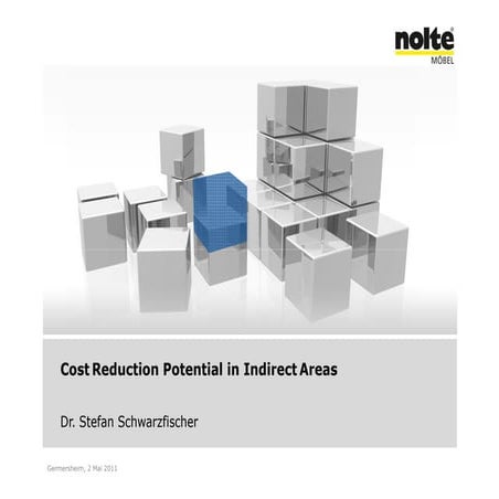 Cost Reduction Potential in Indirect Areas