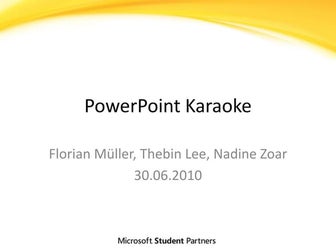 Präsentationstraining PowerPoint Karaoke