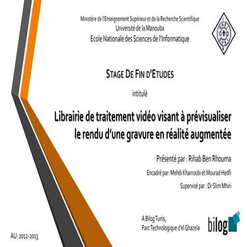 Présentation PFE Computer Vision