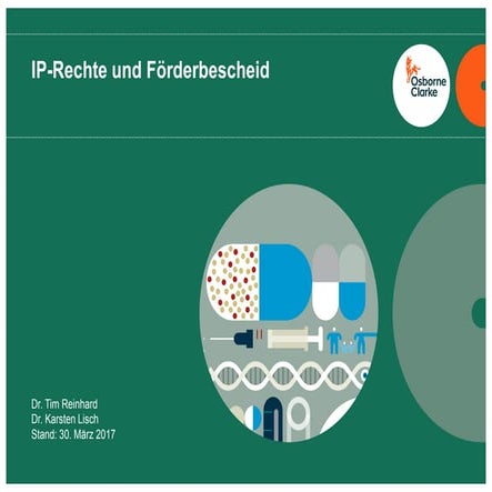 IP meets Innovation: Geistiges Eigentum und der Förderbescheid