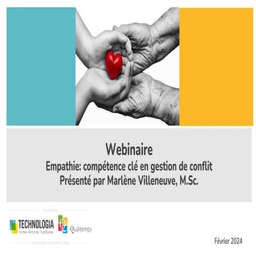 Webinaire | Empathie : compétence clé de la gestion de conflits