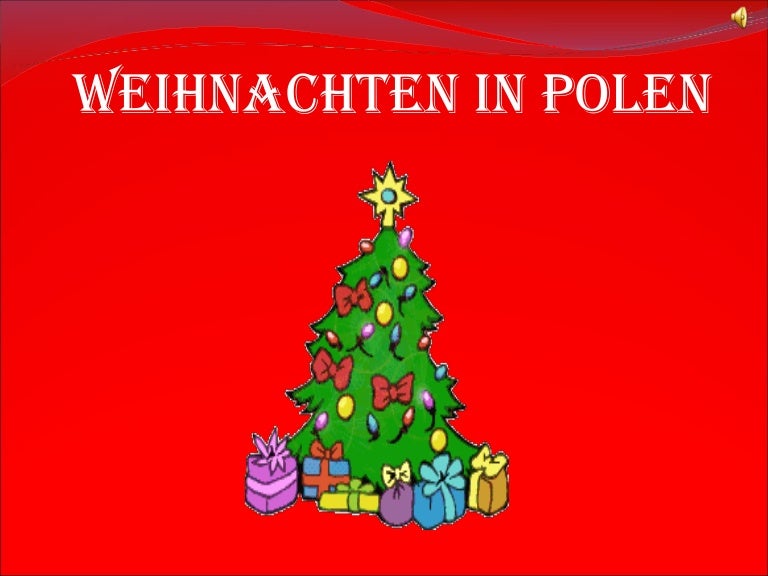 Präsentation weihnachten in polen