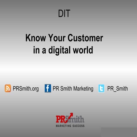PR Smith SOSTAC Know Your Customers 
