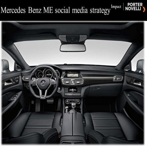 PR and Social media presentation for Mercedes Benz