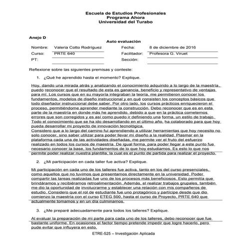 PRTE 640 Anejo D Autoevaluación VCotto T8