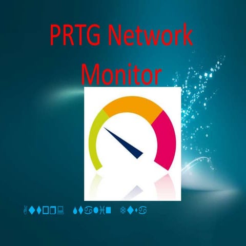 Prtg network monitor